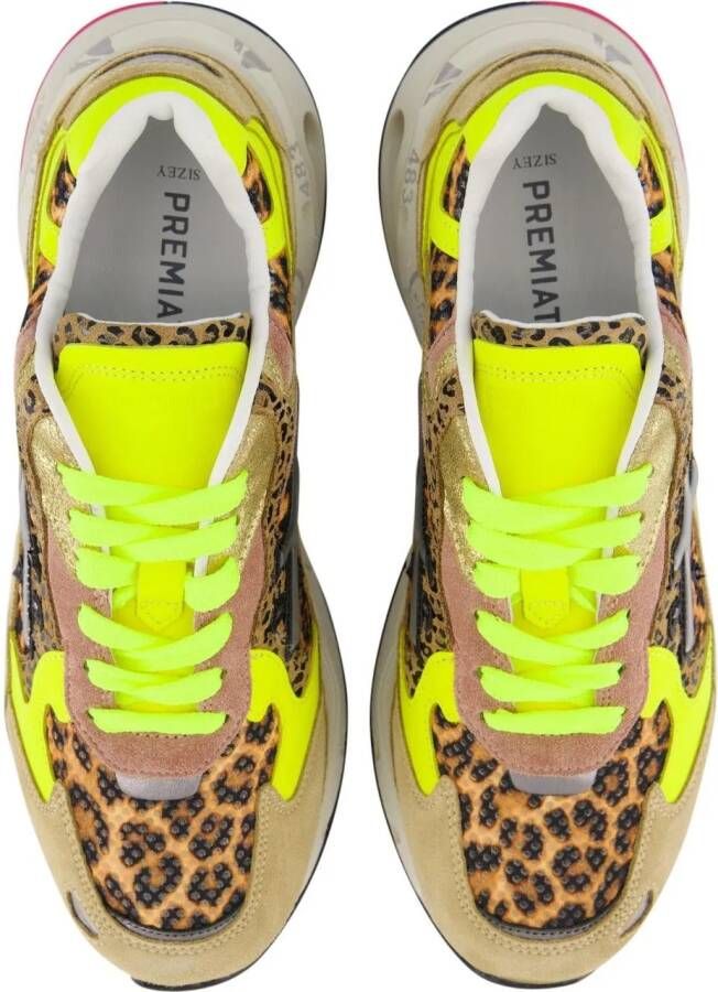 Premiata Low-Top Sneakers Dames Sharkyd in beige