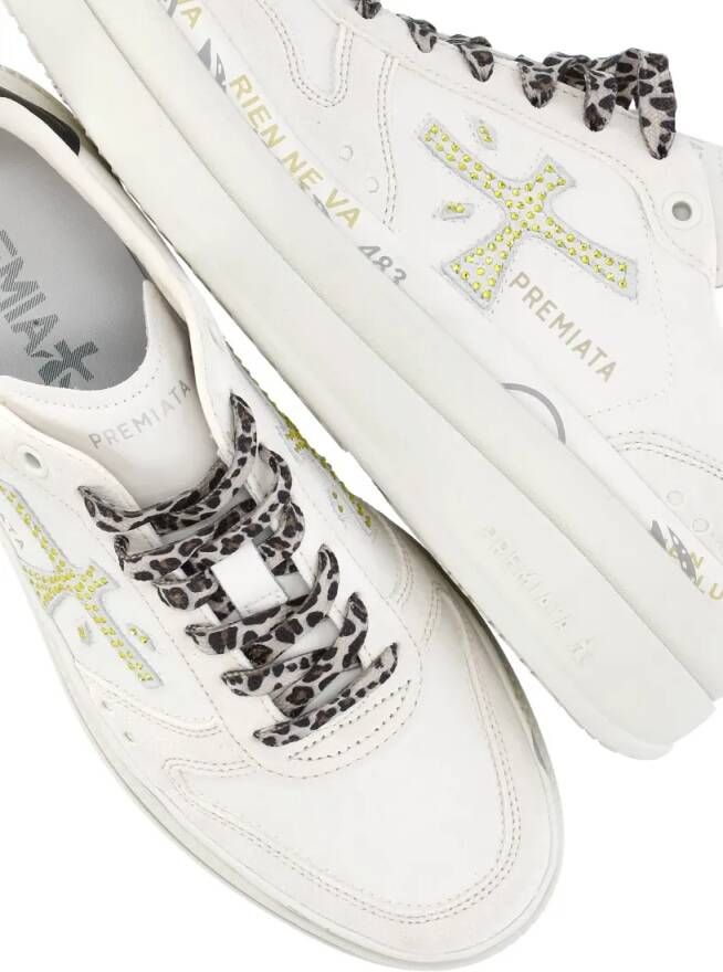 Premiata Low-Top Sneakers Ivory Micol 6794 Sneakers in beige