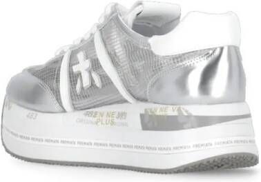 Premiata Low-Top Sneakers Silver Beth 7373 Sneakers in zilver