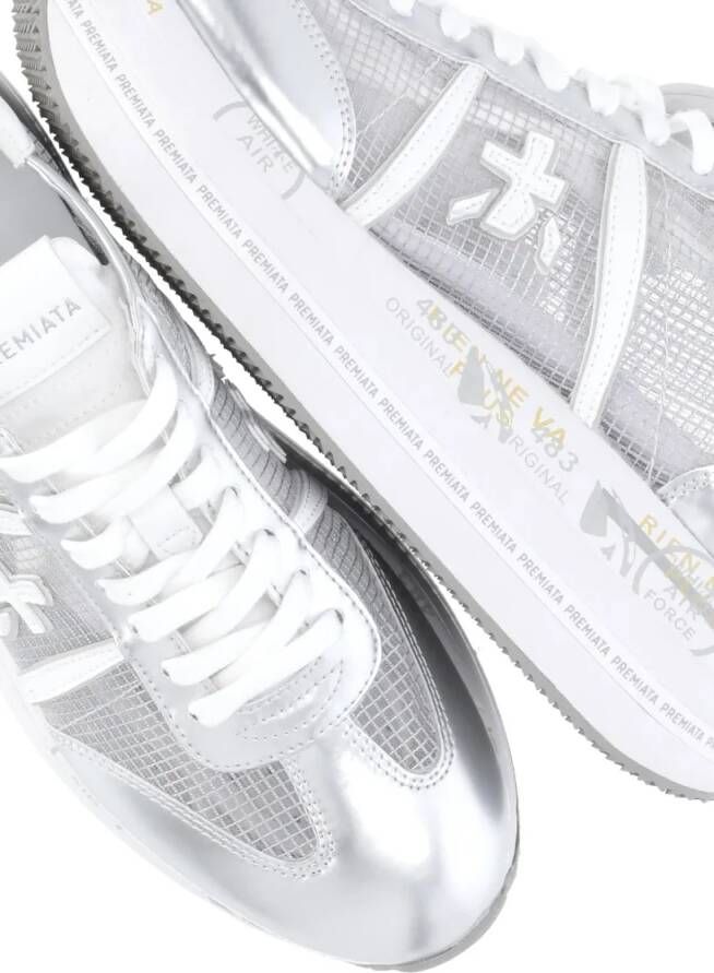 Premiata Low-Top Sneakers Silver Beth 7373 Sneakers in zilver