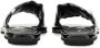 Premiata Sandalen Black Lamb Leather Slide Sandal With Glossy Finish in zwart - Thumbnail 3