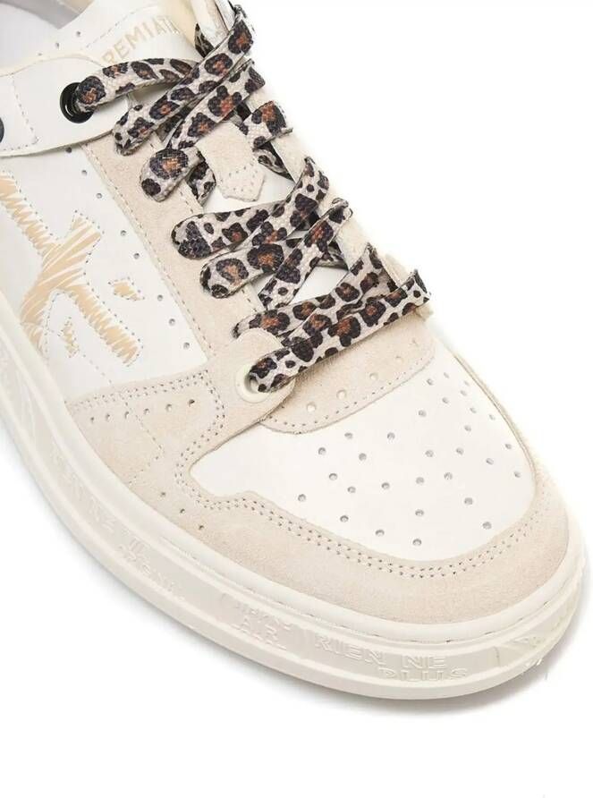 Premiata Low-Top Sneakers 'Quinn' in wit