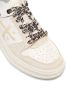 Premiata Logo Sneakers Suède Rubberen Zool White Dames - Thumbnail 11