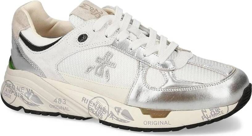 Premiata Low-Top Sneakers Silver in zilver
