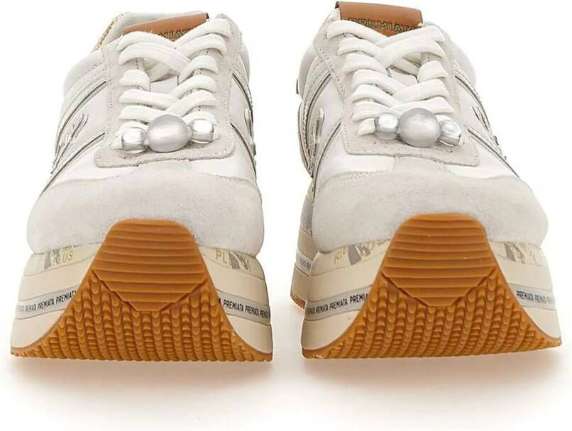 Premiata Low-Top Sneakers White in wit