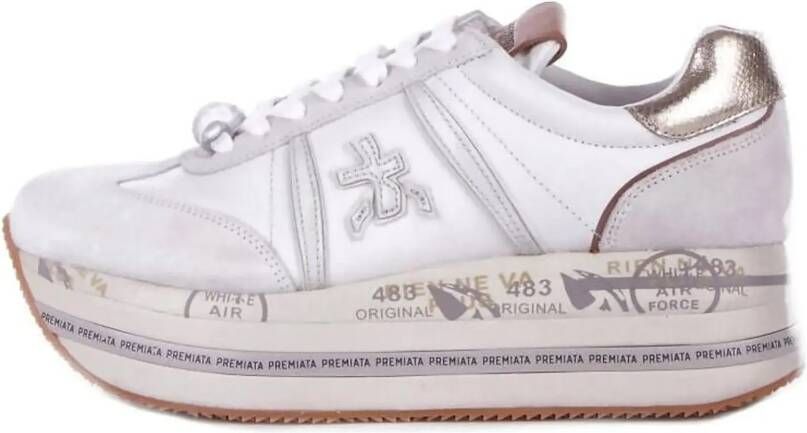Premiata Low-Top Sneakers White in wit