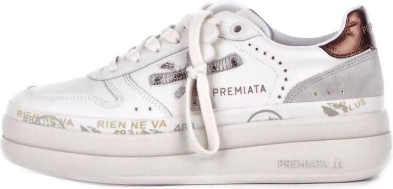 Premiata Low-Top Sneakers White in wit