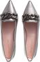 Pretty Ballerinas Loafers & ballerina schoenen Ami in zilver - Thumbnail 2