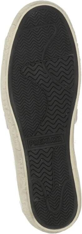 PRMT Low-Top Sneakers White Leather Sneakers in wit