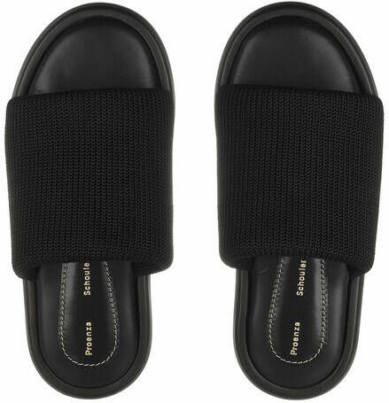 Proenza Schouler Slippers & Mules Pipe Knit Slide in zwart