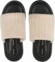 Proenza Schouler Slippers & Mules Pipe Knit Slide in beige - Thumbnail 2