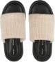 Proenza Schouler Slippers Pipe Knit Slide in beige - Thumbnail 2