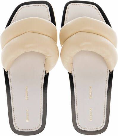 Proenza Schouler Slippers & Mules Puffy Slide in crème