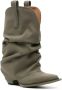 R13 Boots Low Rider Slouchy Cowbody Boots in groen - Thumbnail 3