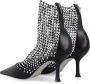 René Caovilla Hoge hakken Decollete Sock Crystal in zwart - Thumbnail 2