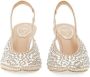 René Caovilla Hoge hakken "Gilda" Slingback in goud - Thumbnail 2