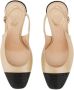 René Caovilla Hoge hakken Rhinestone-Embellished Slingback Shoes in beige - Thumbnail 2