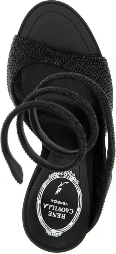 René Caovilla Sandalen 'Audrey' Sandals in zwart