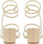 René Caovilla Sandalen "Cleo" Sandal in beige - Thumbnail 3