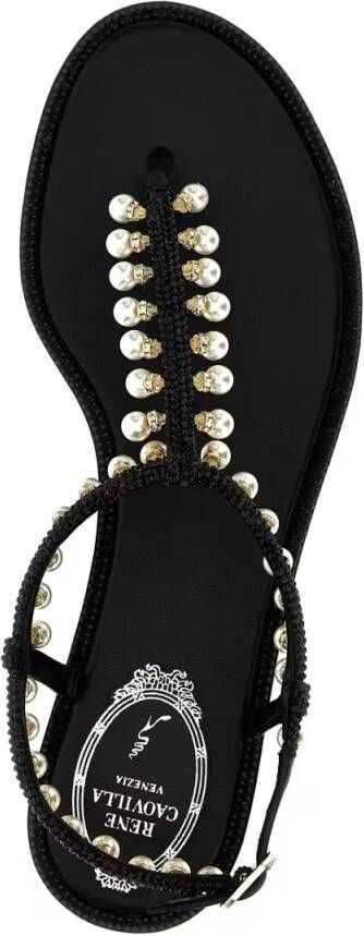 René Caovilla Sandalen 'Diana' Sandals in zwart