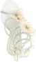 René Caovilla Sandalen 'Peach Flower' Sandals in beige - Thumbnail 4