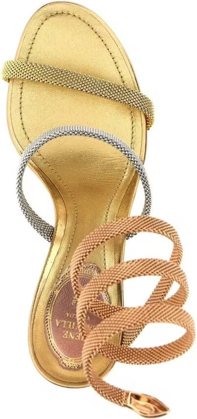 René Caovilla Sandalen 'Trigold Cleo' Sandals in goud