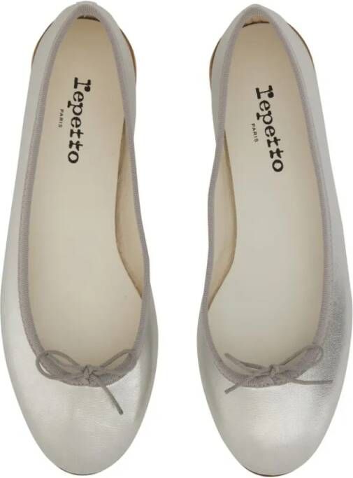 repetto "Cendrillon" Dancer Ballet Flats in zilver