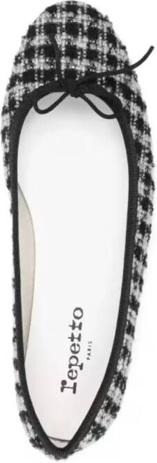 repetto Cendrillon Tweed Ballerina Ballet Flats in grijs