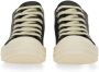Rick Owens Low-Top Sneakers Black Leather Sneakers in zwart - Thumbnail 4