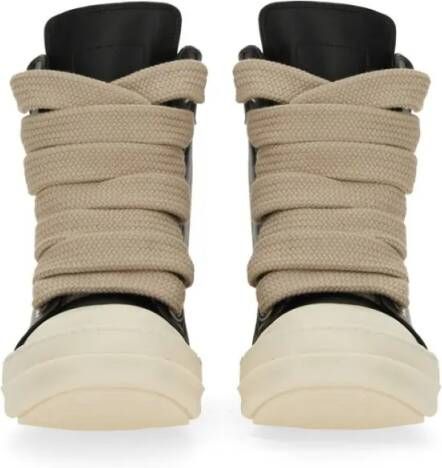 Rick Owens Low-Top Sneakers Jumbolace Sneaker in zwart