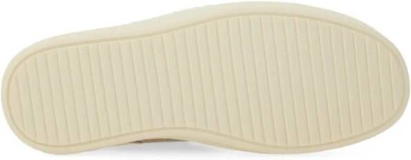 Rick Owens Low-Top Sneakers Lamb Leather Low-Top Sneakers With Calf Leather To in grijs