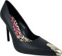 Just Cavalli Low-Top Sneakers High heel shoes Black in zwart - Thumbnail 10