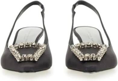 Roberto Festa Hoge hakken "Futura" Slingback in zwart