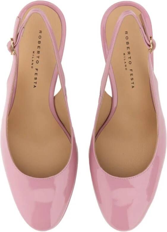 Roberto Festa Hoge hakken Havana Slingback in roze