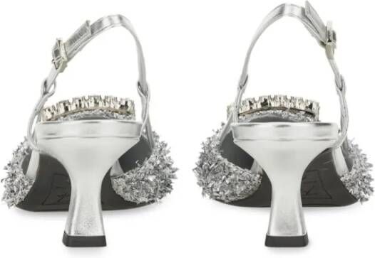 Roberto Festa Hoge hakken "Stefy" Slingback in zilver