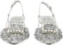 Roberto Festa Hoge hakken "Stefy" Slingback in zilver - Thumbnail 3