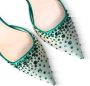 Rodo Sandalen Assia 80 Emerald Strass Satin in beige - Thumbnail 3