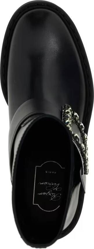 Roger Vivier Boots 'Viv Rangers' Ankle Boots in zwart