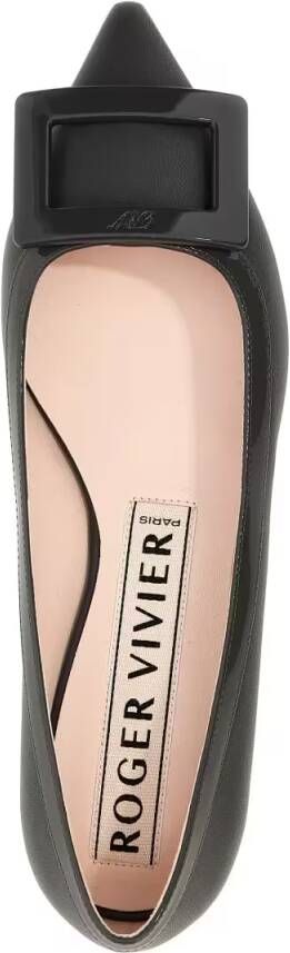 Roger Vivier 'Gommettine' Ballet Flats in zwart