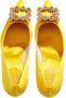 Roger Vivier Pumps & high heels Pumps With Flower Buckle Satin in geel - Thumbnail 2