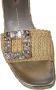 Roger Vivier Slippers & Mules Strass Buckle Raffia Espa Mule 25 in beige - Thumbnail 2