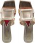 Roger Vivier Slippers Stitching Buckle Mules In Nappa Leather in goud - Thumbnail 2