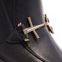 Saint Laurent Boots & laarzen Beau Smooth Leather Ankle Boots in zwart - Thumbnail 2