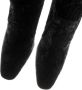 Saint Laurent Boots & laarzen Ella Knee High Crushed Velvet Boots in zwart - Thumbnail 3