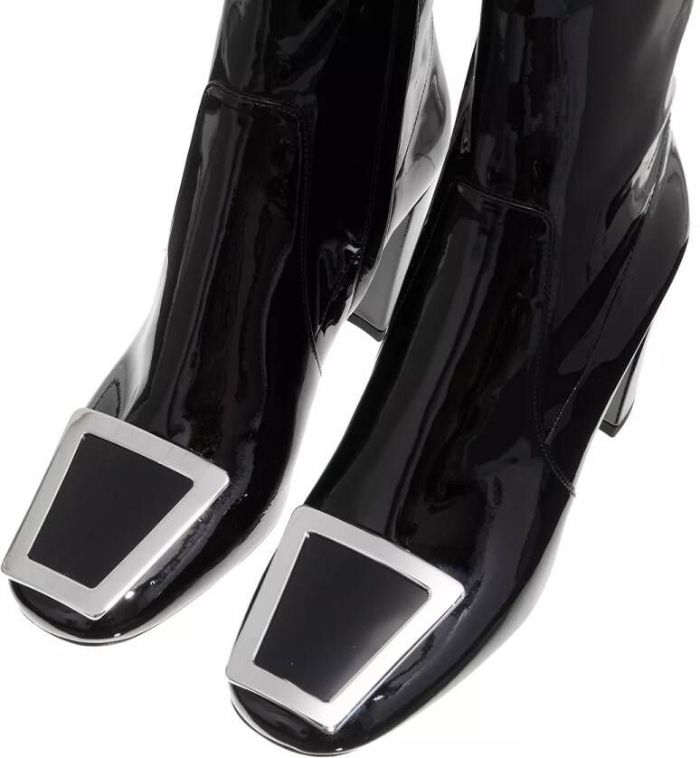 Saint Laurent Boots & laarzen Maxine Booties Patent Leather in zwart