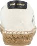 Saint Laurent Embroidered Espadrilles In Canvas Beige in beige - Thumbnail 2