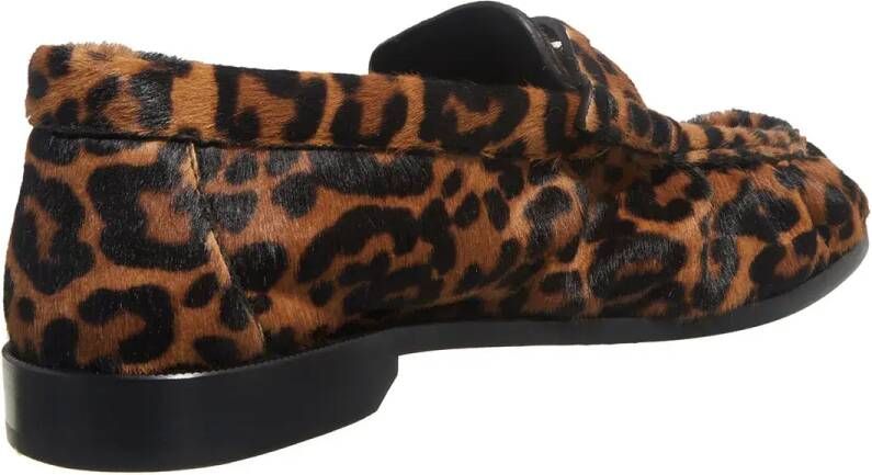 Saint Laurent Loafers Penny Loafer in luipaardprint