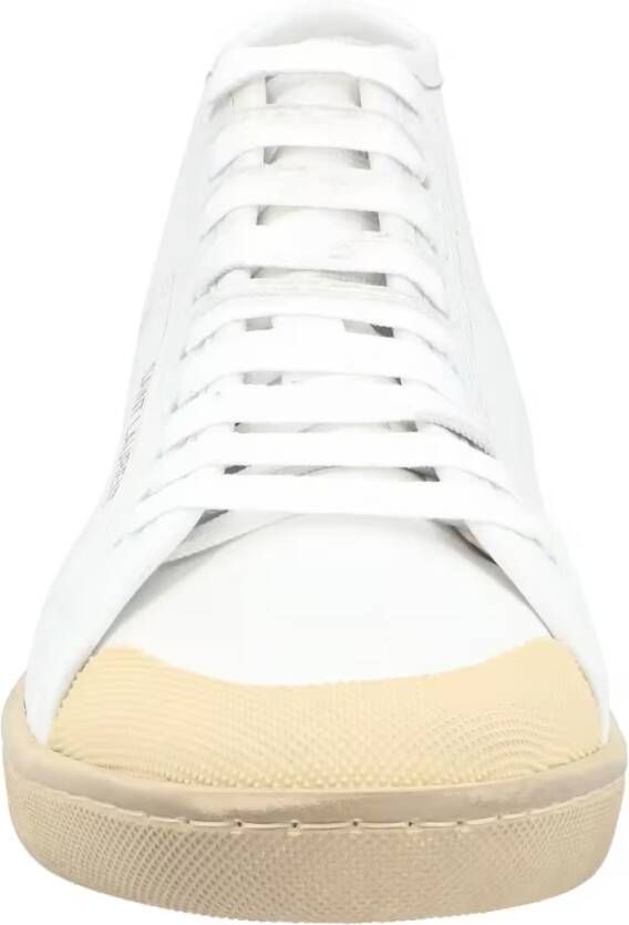 Saint Laurent Low-Top Sneakers Court Classic Sl-39 Mid 'Off-White' in wit