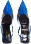 Saint Laurent Pumps & high heels Chica Slingbacks In Transparent Pvc in blauw - Thumbnail 3