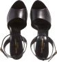 Saint Laurent Pumps & high heels Jodie Smooth Leather Platform Sandals in zwart - Thumbnail 2